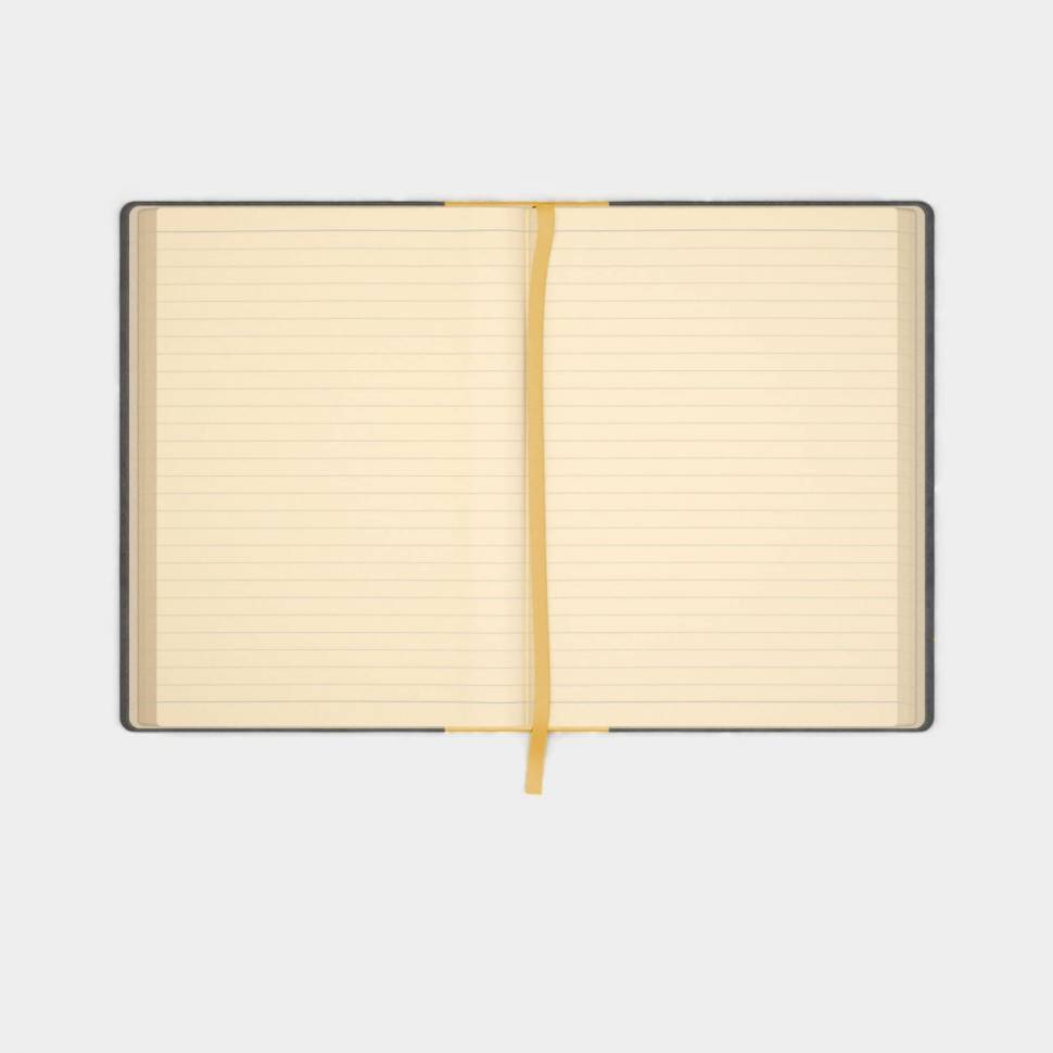 Блокнот з екокожі Professional A5 Чорний /Зелений