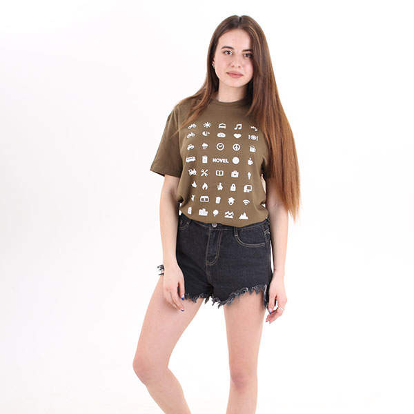 Футболка унисекс Novel Travel Хаки