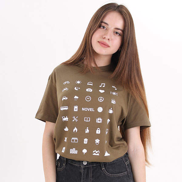 Футболка унисекс Novel Travel Хаки