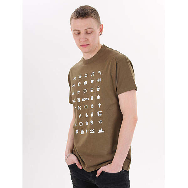 Футболка унисекс Novel Travel Хаки