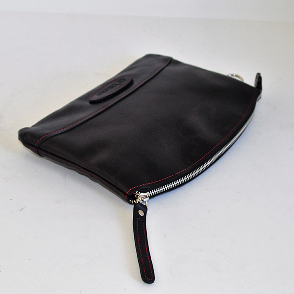 Кожаный клатч AV2 Черный (B323)