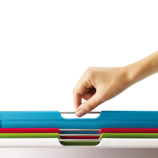 Набір обробних дощок Joseph Joseph Folio 4 шт Сріблястий