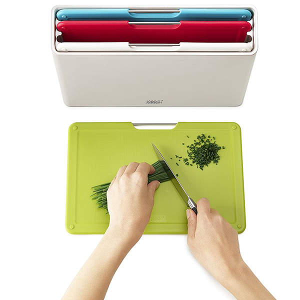 Набір обробних дощок Joseph Joseph Folio 4 шт Сріблястий