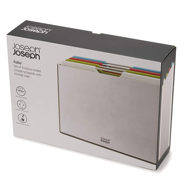 Набір обробних дощок Joseph Joseph Folio 4 шт Сріблястий