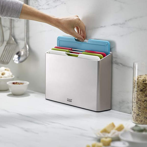 Набір обробних дощок Joseph Joseph Folio 4 шт Сріблястий