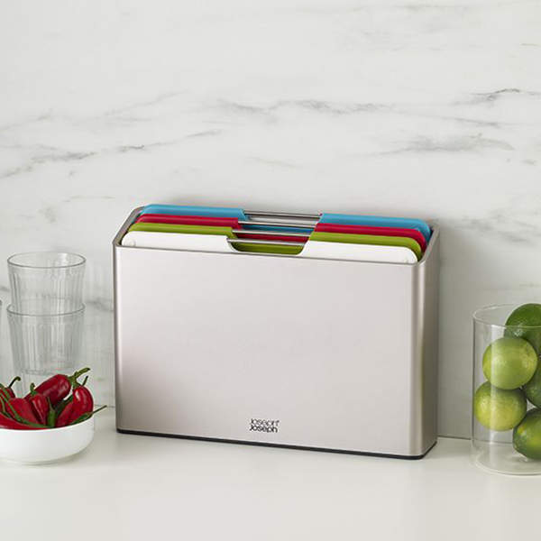 Набір обробних дощок Joseph Joseph Folio 4 шт Сріблястий