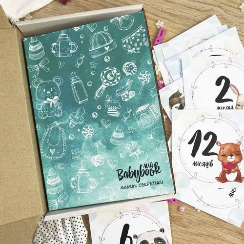 Блокнот для будущей мамы "Мамины секретики" Бирюза