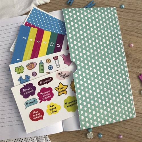 Блокнот для будущей мамы "Мамины секретики" Бирюза