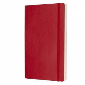 Средний блокнот Moleskine Classic Мягкая обложка Красный Чистые листы