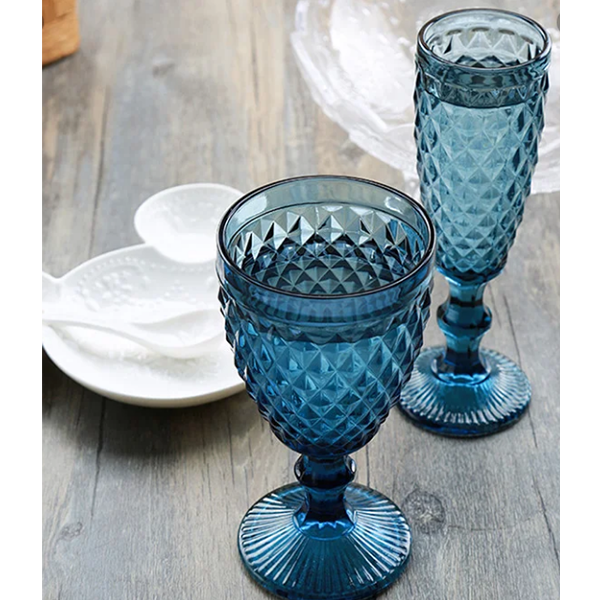 Бокал Кедр синий 300 мл,