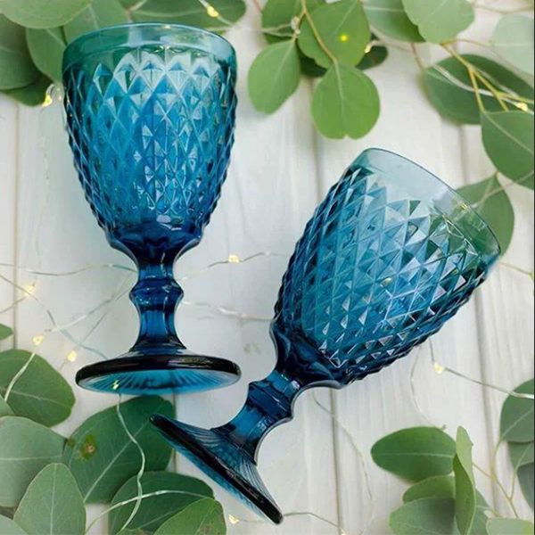 Бокал Кедр синий 300 мл,