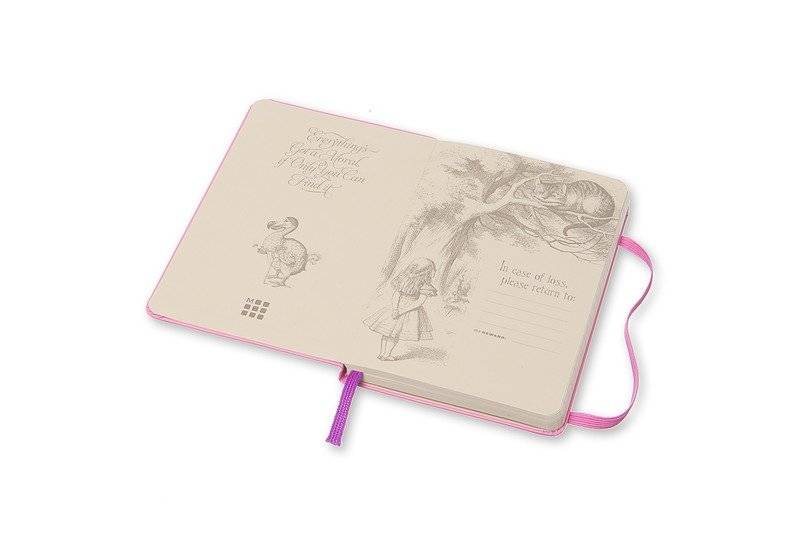 Карманный блокнот Moleskine Alice's Adventures in Wonderland Линия Твердая обложка