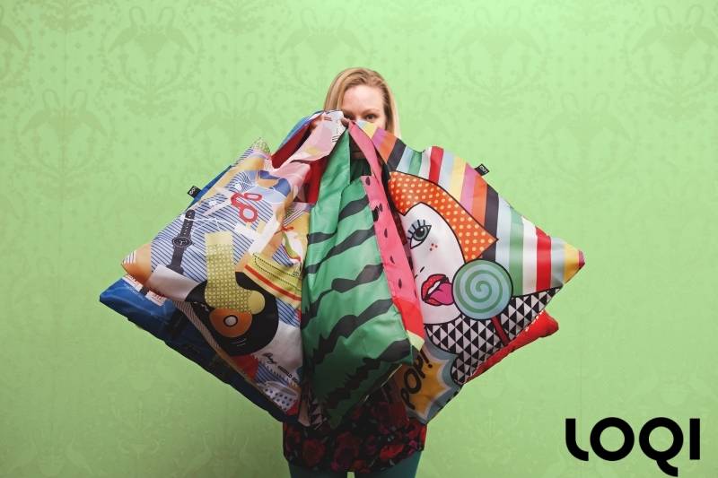 Сумка для покупок складная LOQI BROSMIND Barcelona