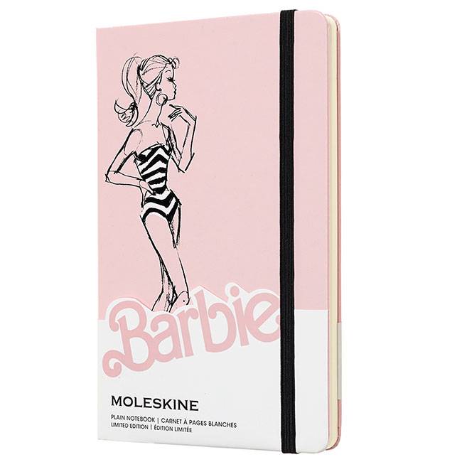 Средний блокнот Moleskine Barbie Твердая обложка Чистые листы