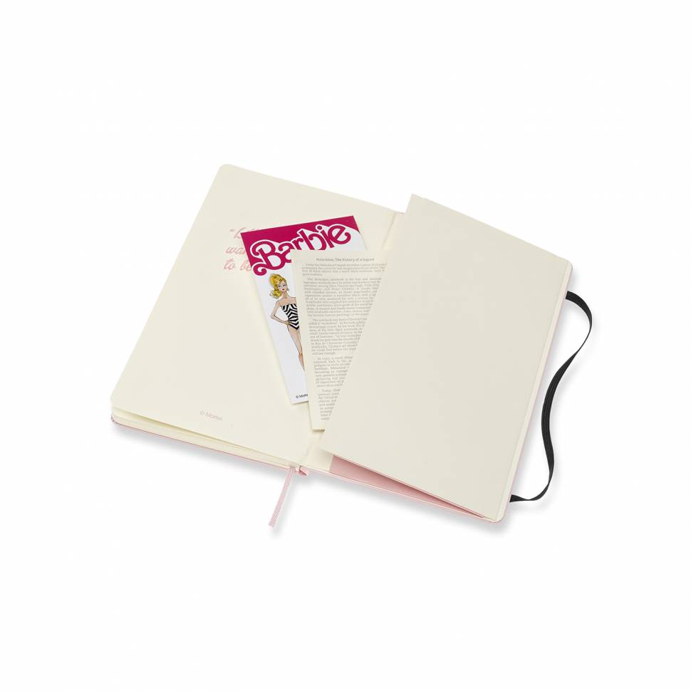 Средний блокнот Moleskine Barbie Твердая обложка Чистые листы