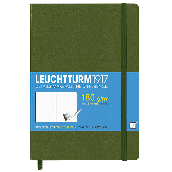 Скетчбук для Маркеров Leuchtturm1917 Средний Зеленый (349383)