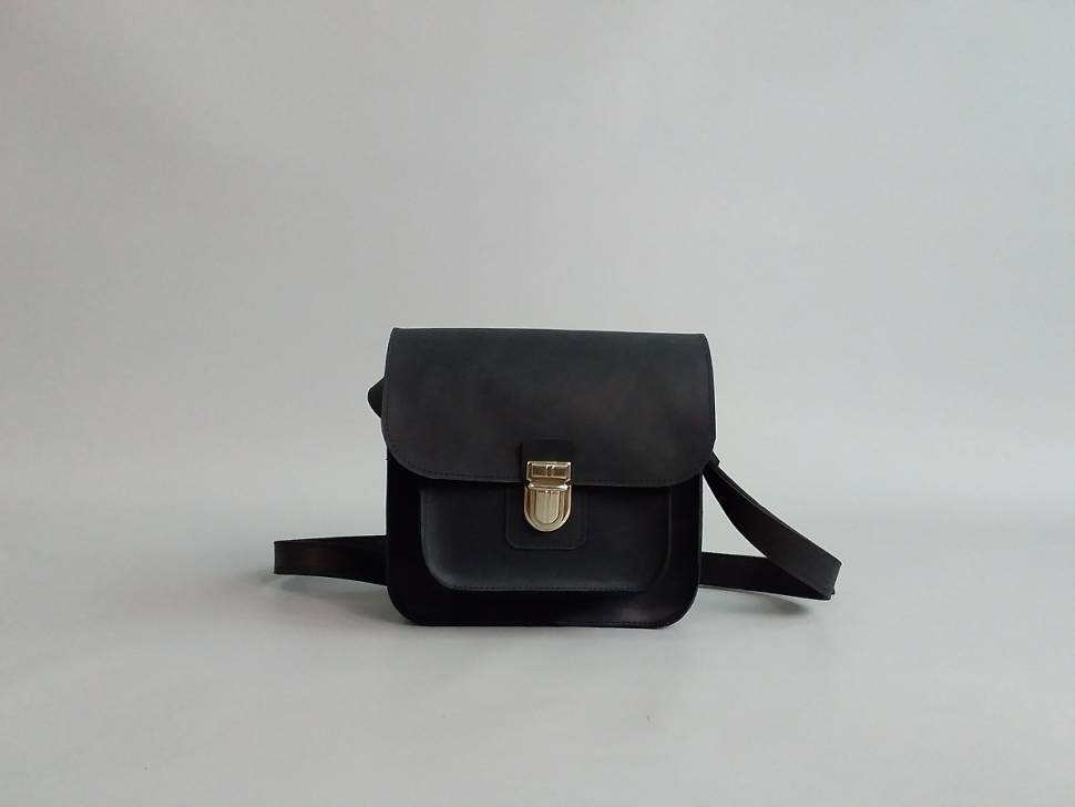 Шкіряна жіноча сумка AV2 Червона (B319)