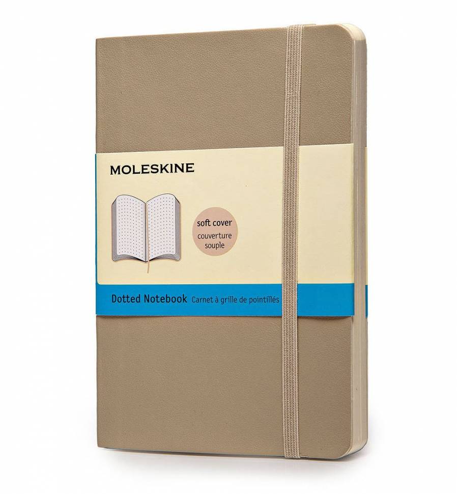Кишеньковий блокнот Moleskine Classic М'яка обкладинка Пшеничний Точка