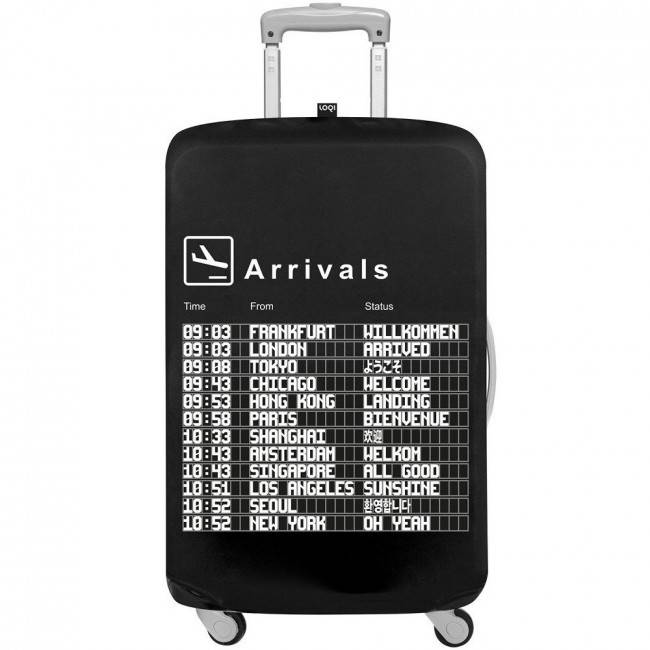 Чехол для чемодана Loqi Airport Arrivals Medium