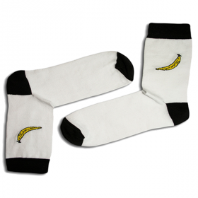 Носки Moloko socks Banana on White