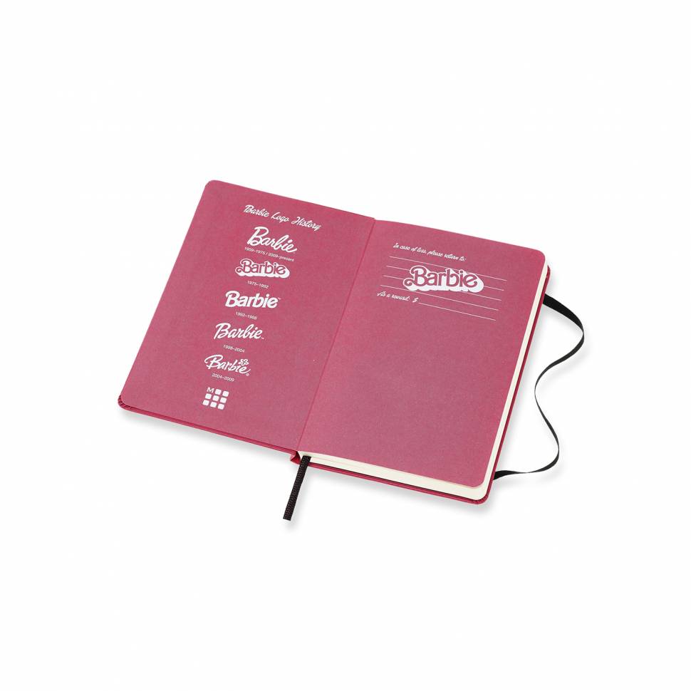 Карманный блокнот Moleskine Barbie Твердая обложка Линия