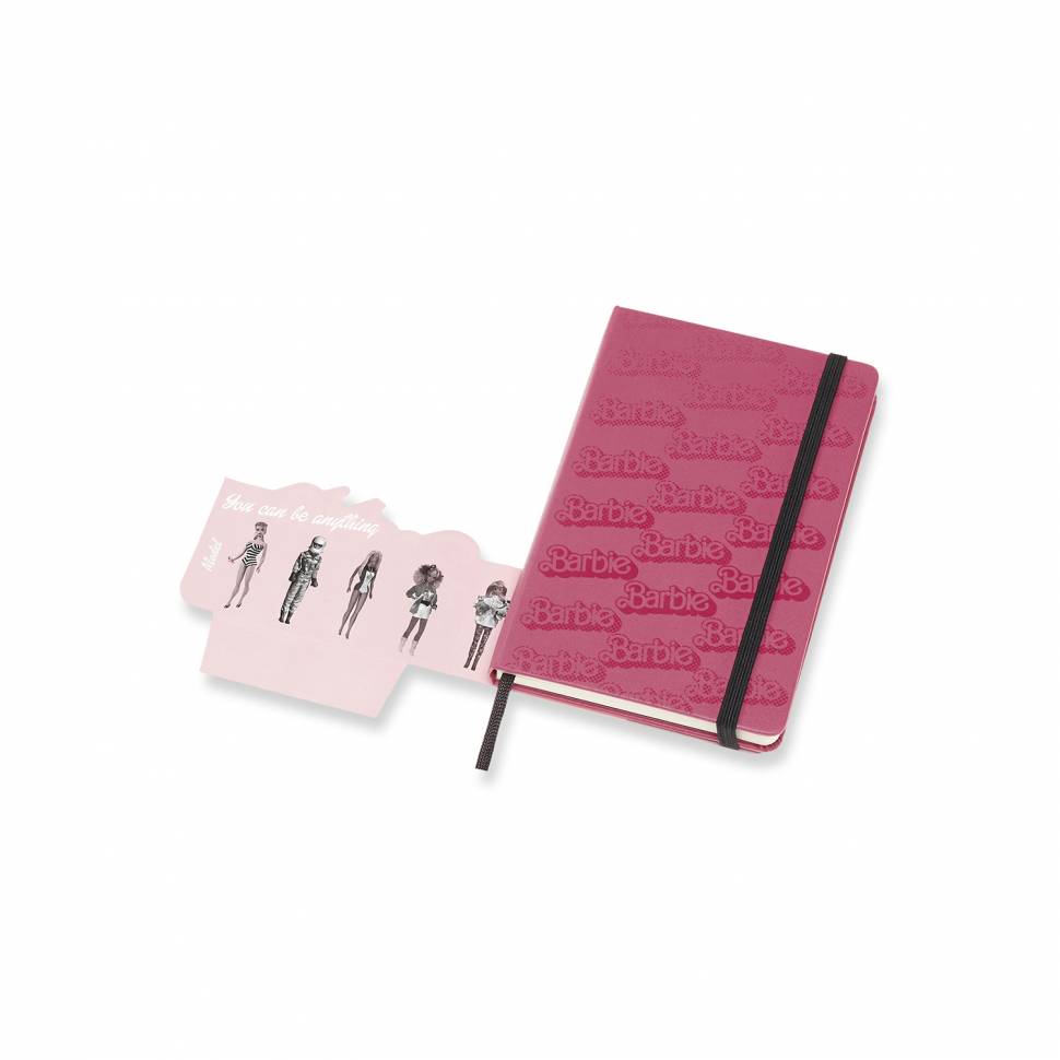 Карманный блокнот Moleskine Barbie Твердая обложка Линия