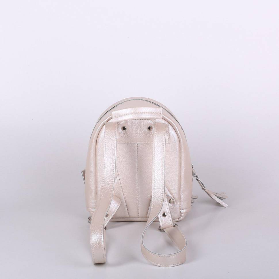 Рюкзак из эко-кожи Jizuz Baby Sport Nude Перламутр