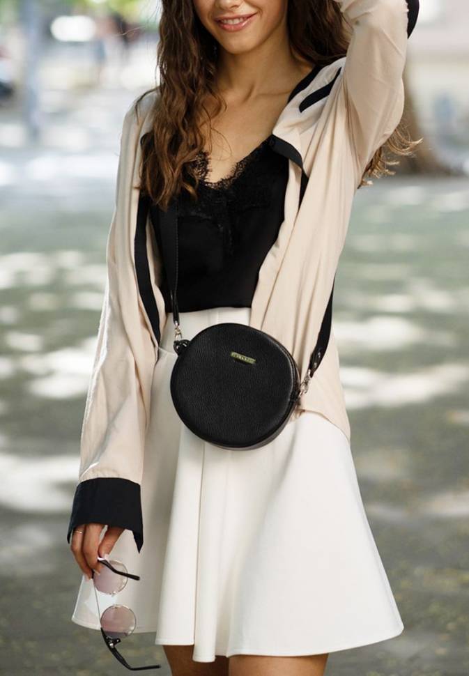 Сумка BlankNote круглая Оникс