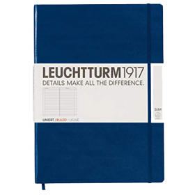 Блокнот Leuchtturm1917 MasterSlim Темно-синий Линия (342926)