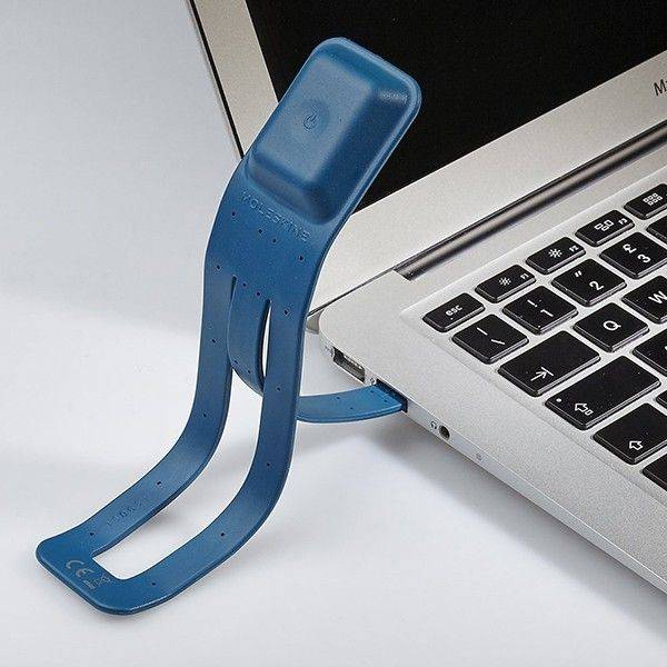 Лампа-закладка Moleskine Booklight Синяя