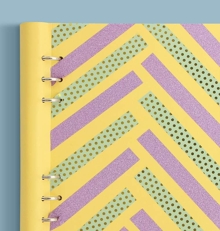 Органайзер с Набором для Кастомизации Filofax CLIPBOOK A5 Classic Pastels Lemon