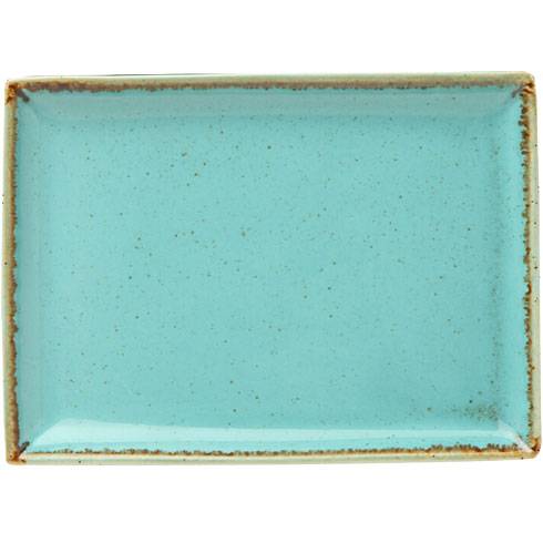 Тарелка Прямоугольная Seasons Бирюза 18/13 см