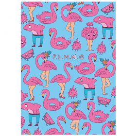 Скетчбук в твердой обложке Jotter Flamingo