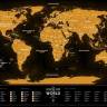 Скретч Карта Світу Travel Map Black