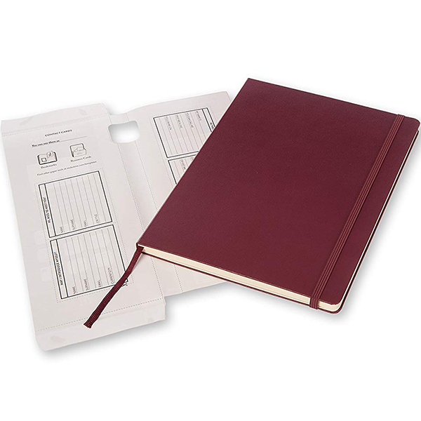 Великий блокнот Moleskine PRO Бургунді