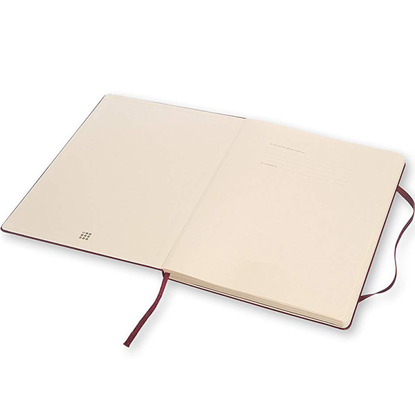 Великий блокнот Moleskine PRO Бургунді