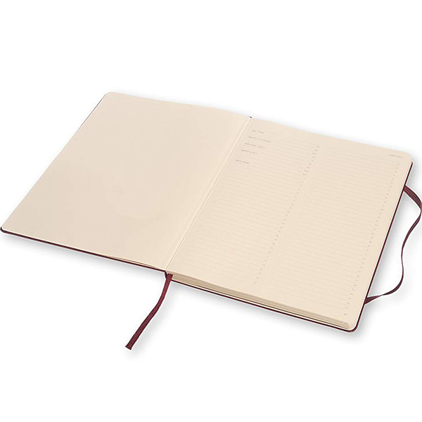 Великий блокнот Moleskine PRO Бургунді