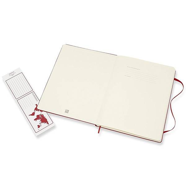 Большой блокнот Moleskine Classic Твердая обложка Коралловый Линия