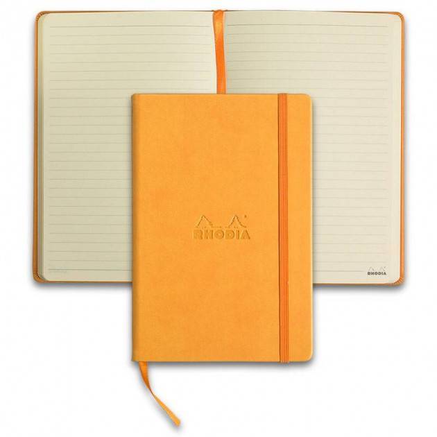 Блокнот Rhodia Webnotebook A5 Оранжевый Чистые листы