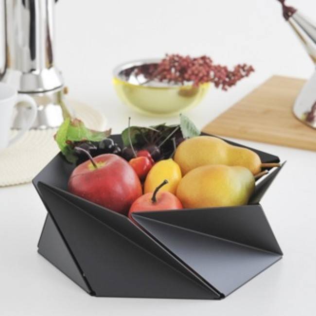 Корзина для фруктов Alessi Kaleidos Черная