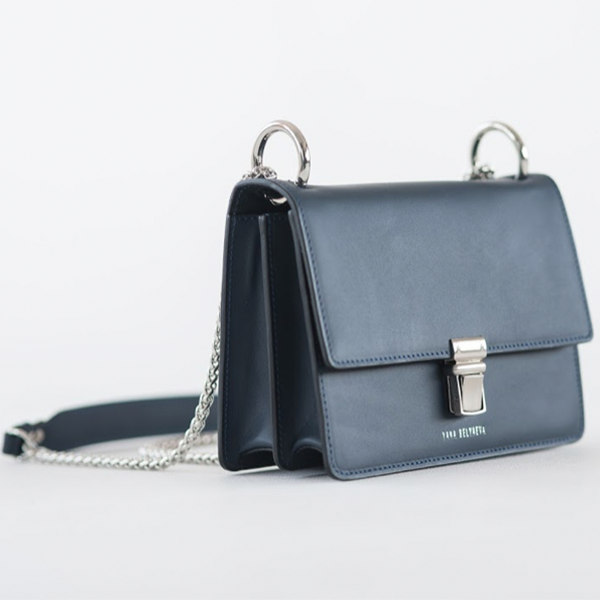 Сумка кожаная Mimi Yana Belyaeva Синяя