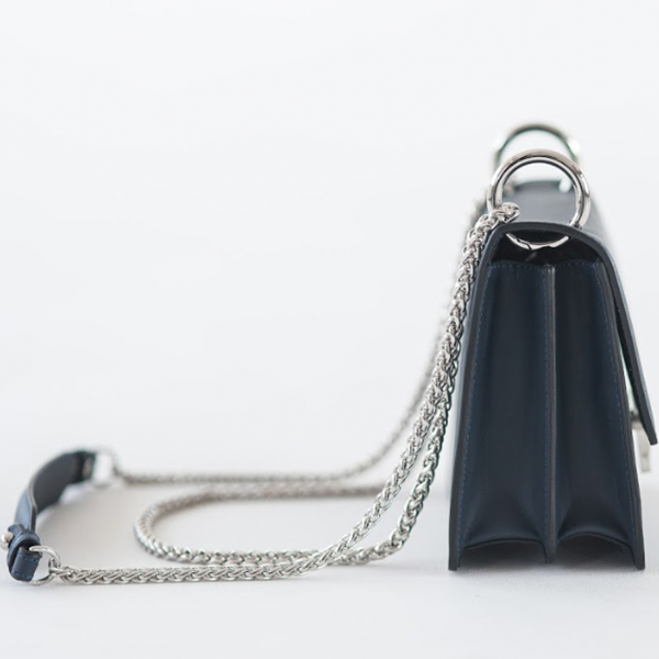 Сумка кожаная Mimi Yana Belyaeva Синяя