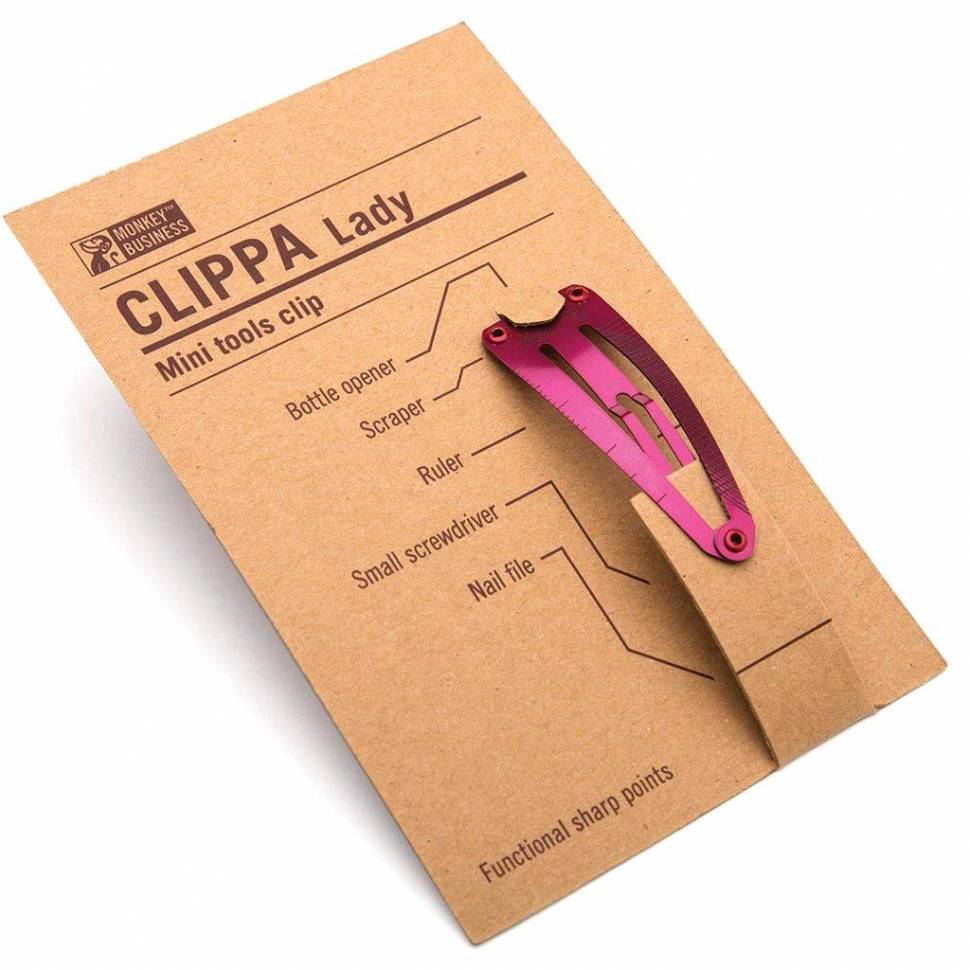 Mногофункциональная заколка для волос Monkey Business MTA Lady Розовая