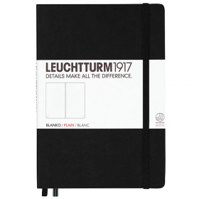 Блокнот Leuchtturm1917 Середній Чорний Чисті аркуші (311333)