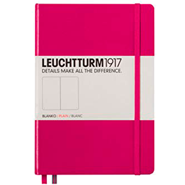 Блокнот Leuchtturm1917 Средний Розовый Чистые листы (344810)