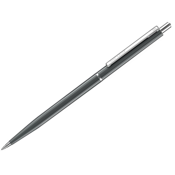 Ручка Кулькова Point Polished Пластикова Сіра