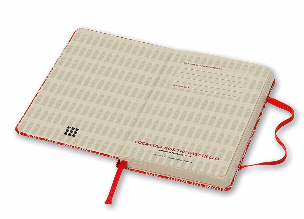 Карманный блокнот Moleskine Coca-Cola Линия Красный