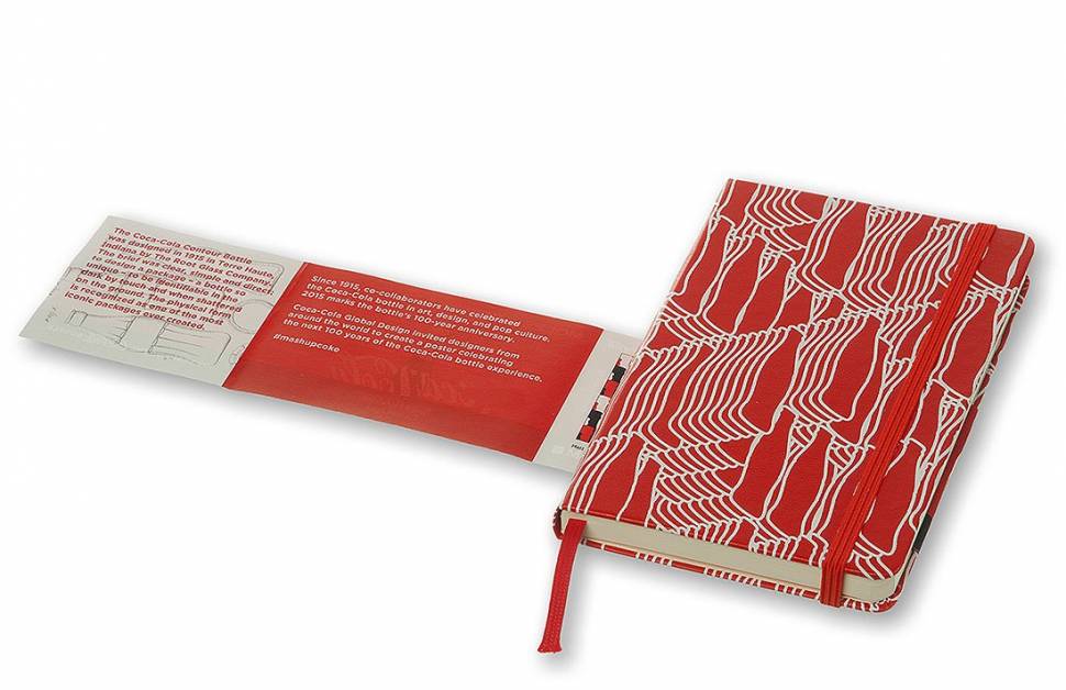 Карманный блокнот Moleskine Coca-Cola Линия Красный