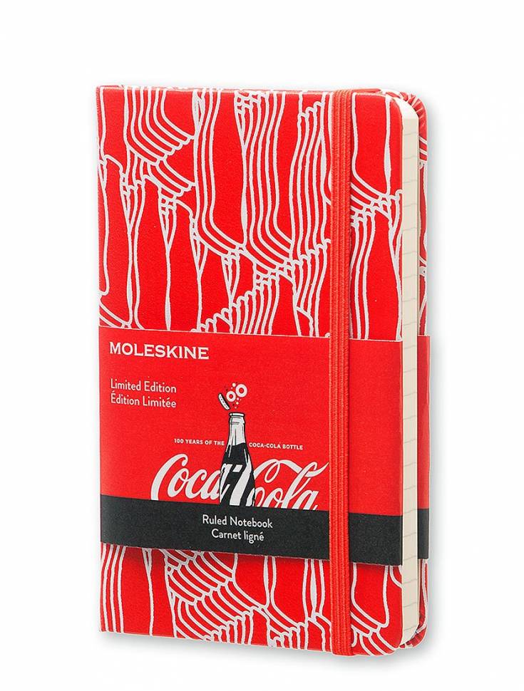 Кишеньковий блокнот Moleskine Coca-Cola Лінія Червоний