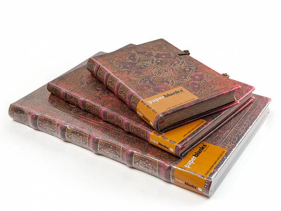 Середній блокнот Paperblanks Еквінокс Кармін Чисті аркуші